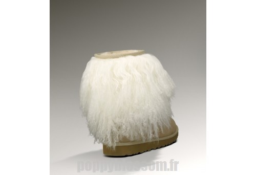 Bottes mignon de sable Ugg en peau de mouton court-298 de manchette